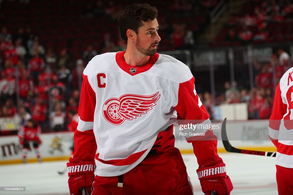 Pavel Datsyuk of the Detroit Red Wings takes a faceoff during NHL News  Photo - Getty Images